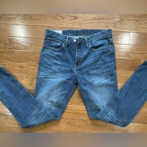 Gap Men's Premium Skinny Fit Dark Wash Denim Blue Jeans 32x32